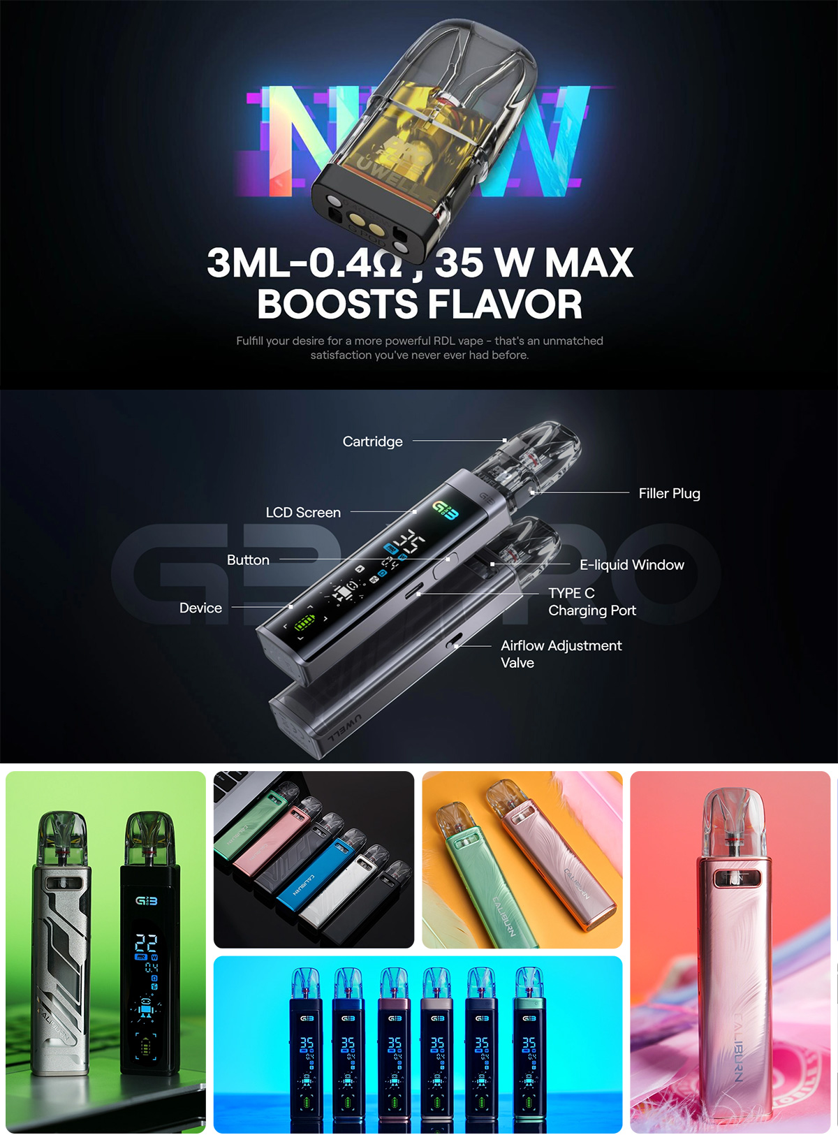 cheap Uwell Caliburn G3 Pro