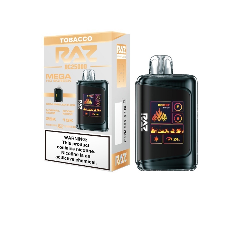 Tobacco RAZ DC25000 Disposable Vape | Vapesourcing
