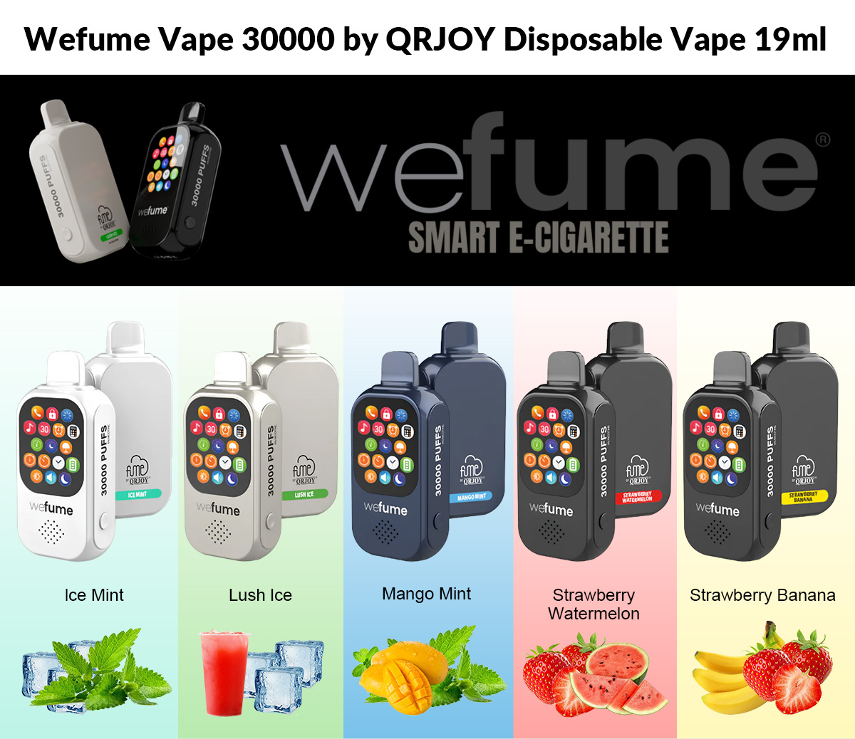 top Wefume Vape 30000 by QRJOY