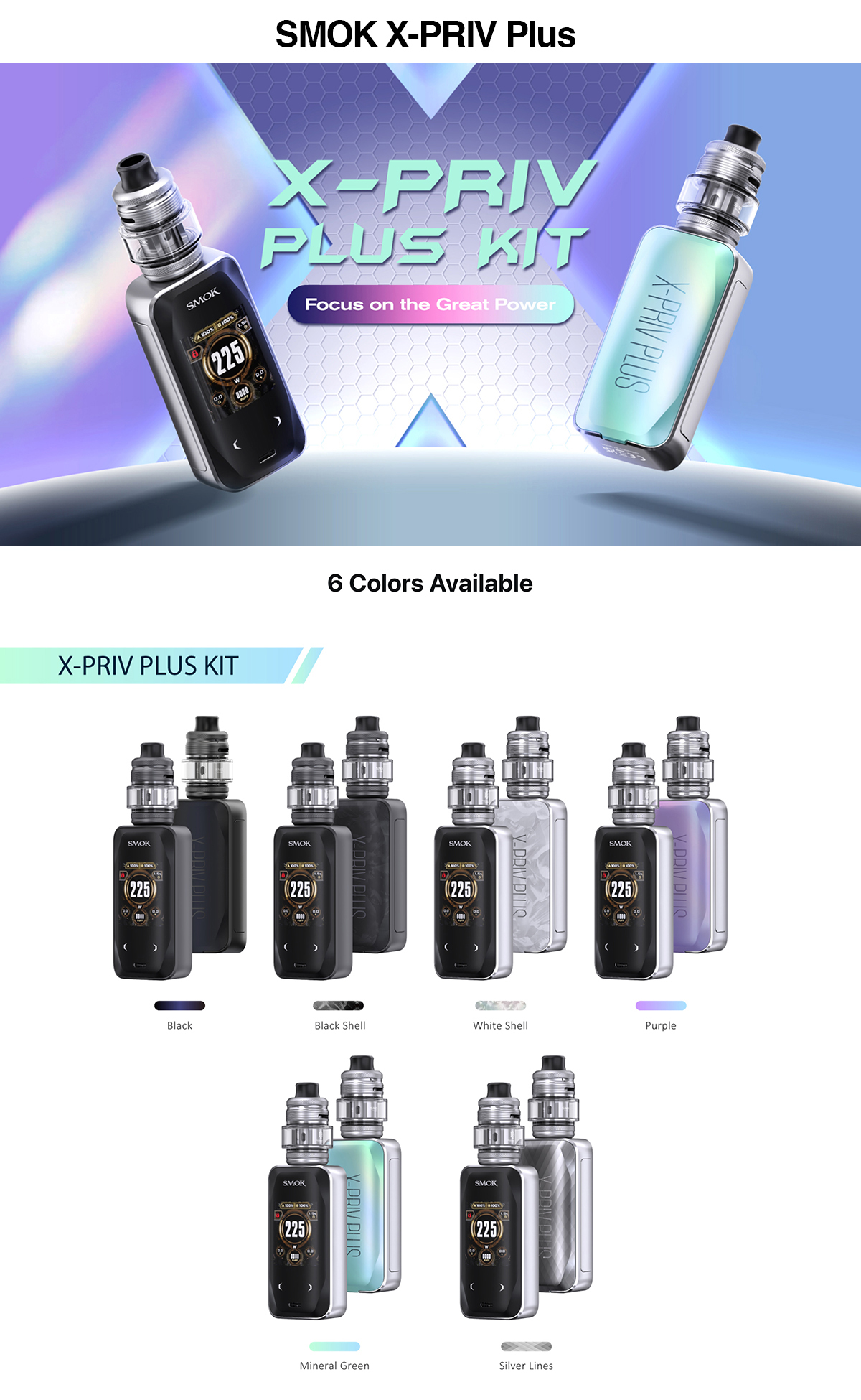 cheap smok x-priv plus pod mod kit