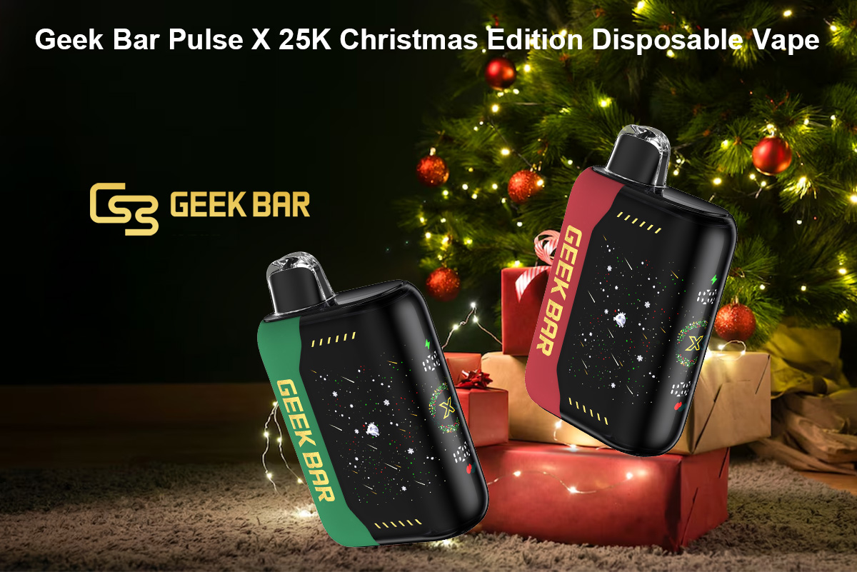 cheap geek bar pulse x 25k christmas edition