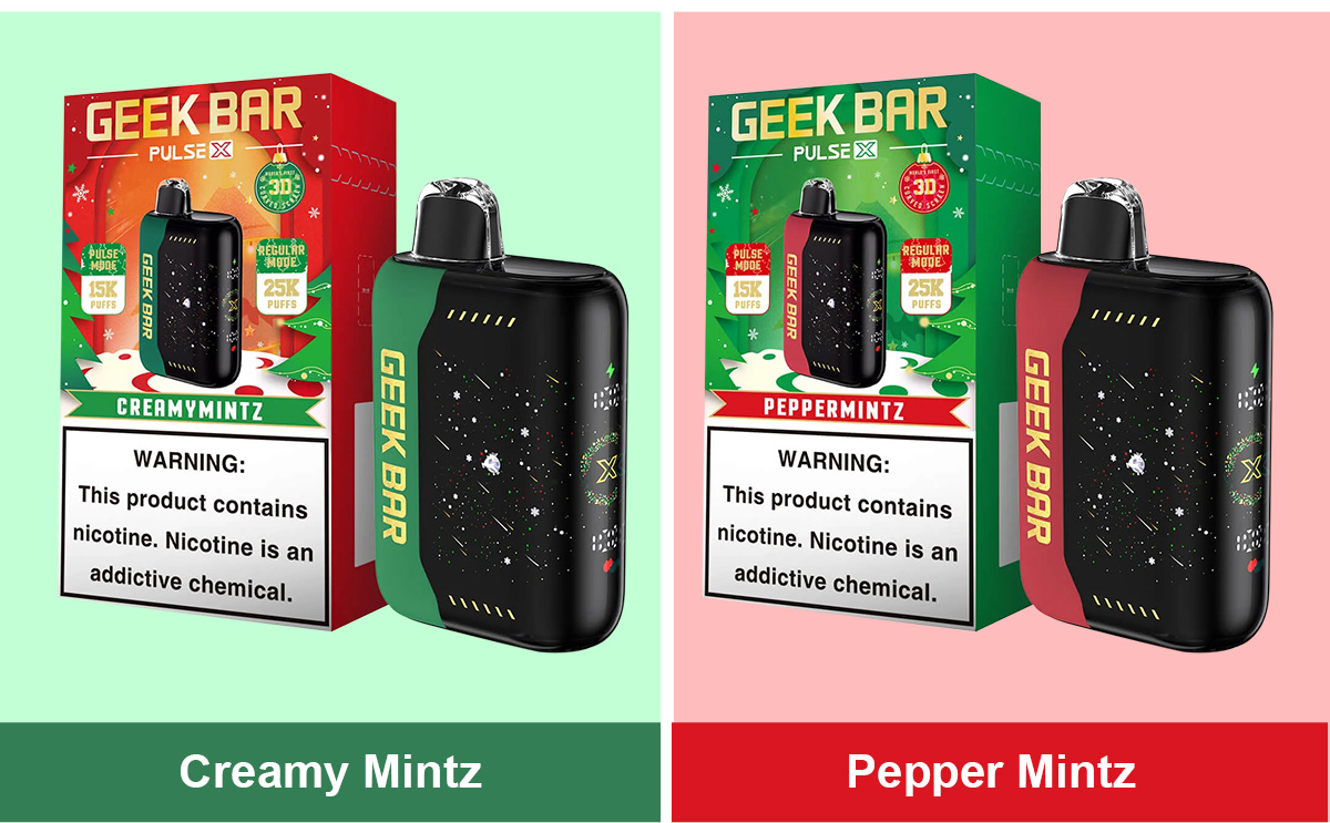 geek bar pulse x 25k christmas edition hot sale