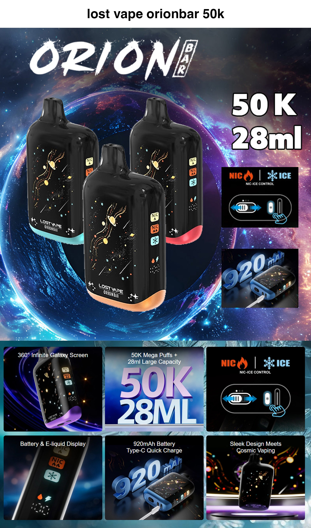 cheap lost vape orion bar 50k