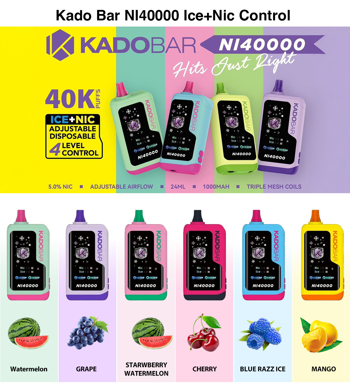 cheap kado bar ni40000 ice+nic control