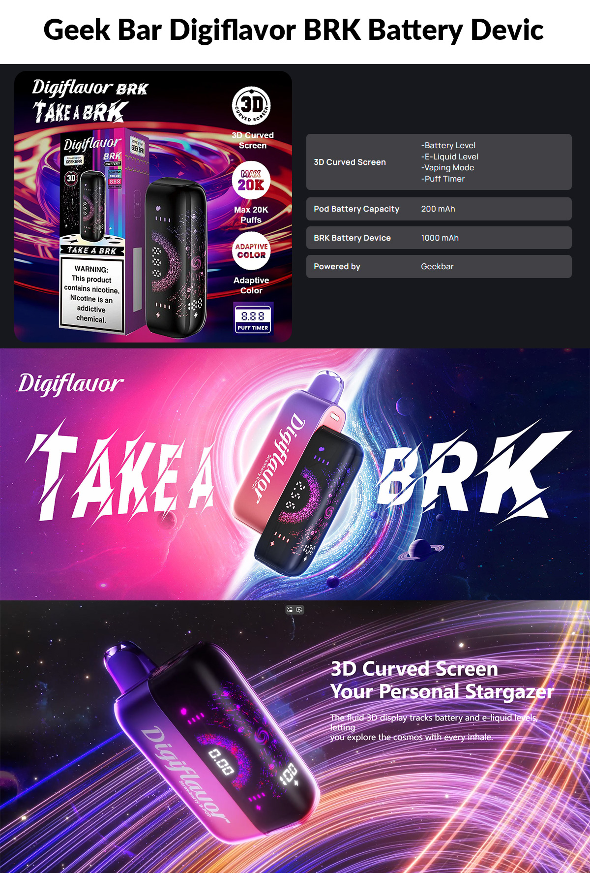 best geek bar digiflavor brk battery