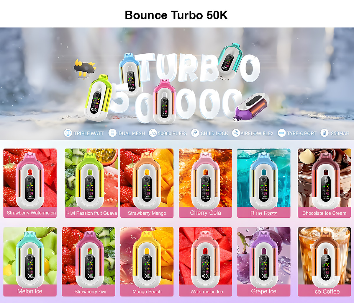 cheap bounce turbo 50k