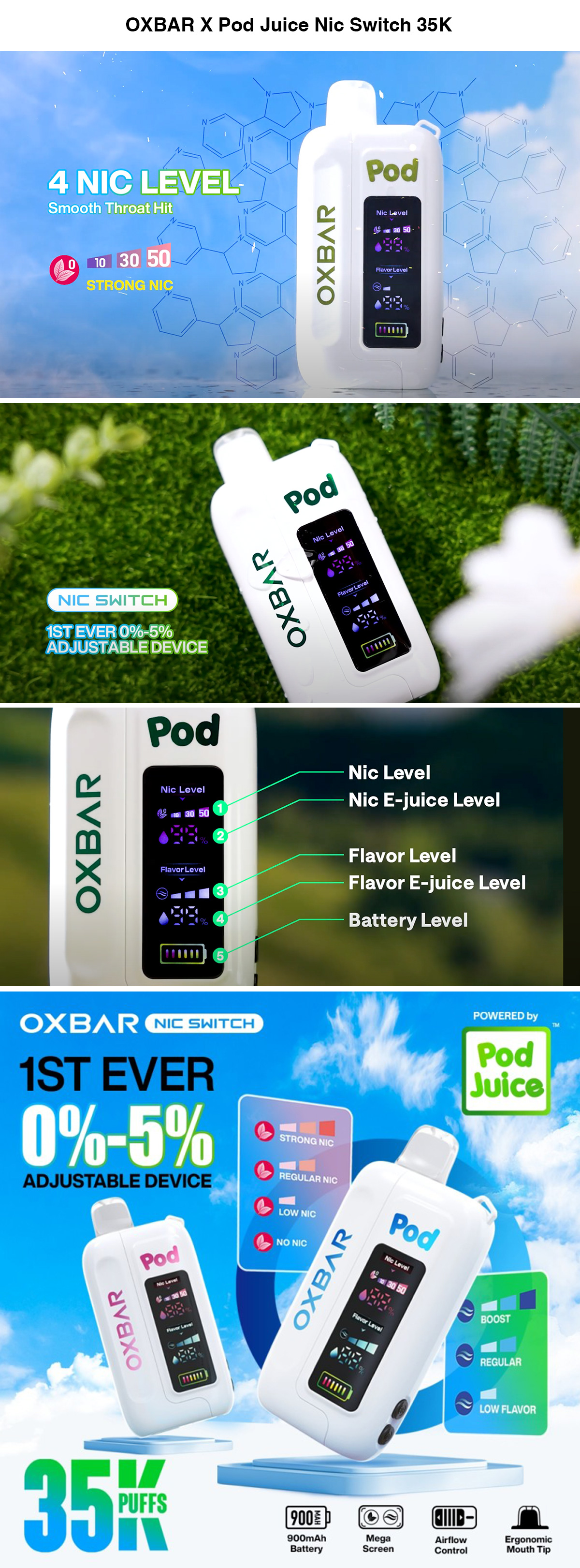 oxbar x pod juice nic switch 35k hot sale