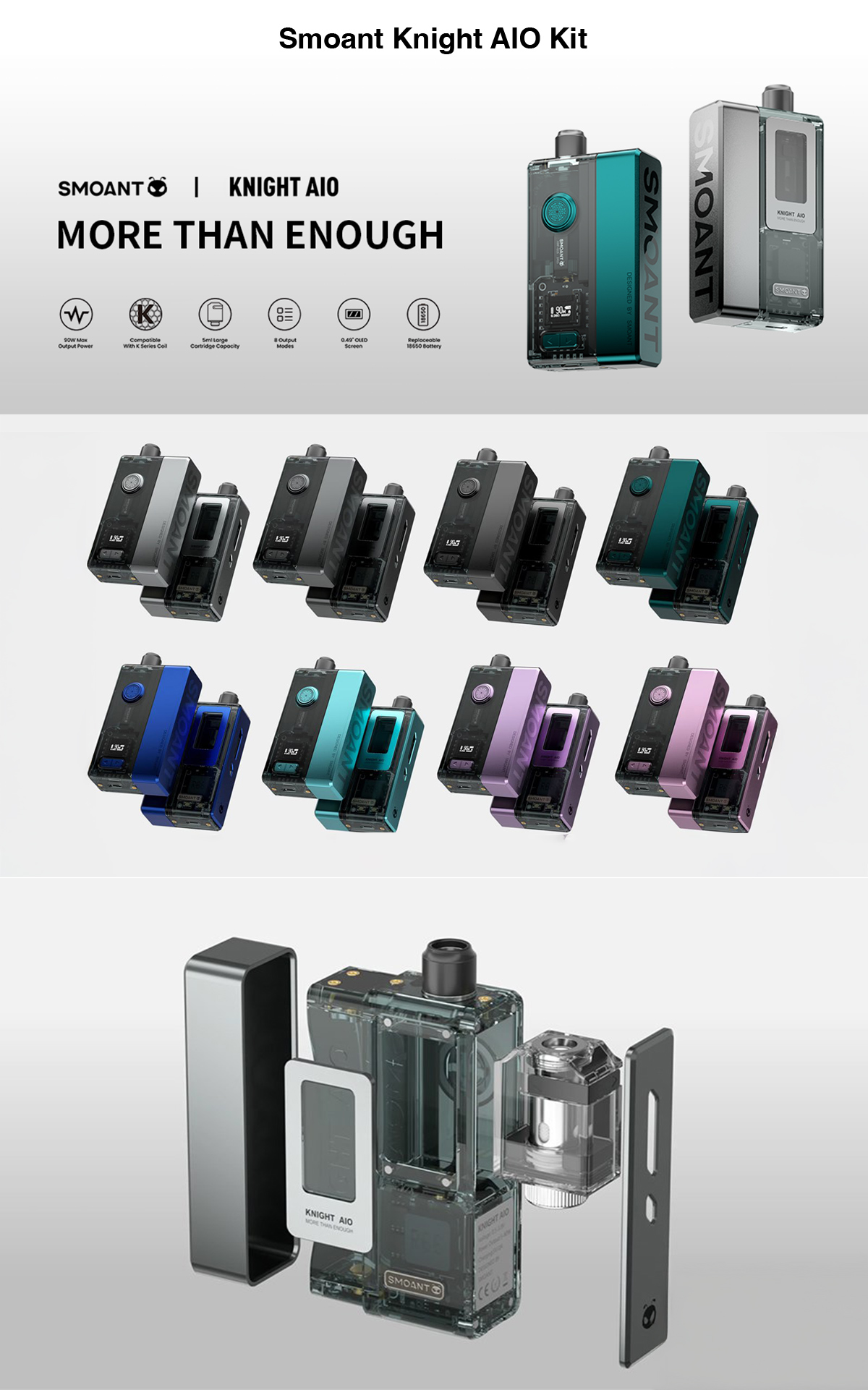 best smoant knight aio kit