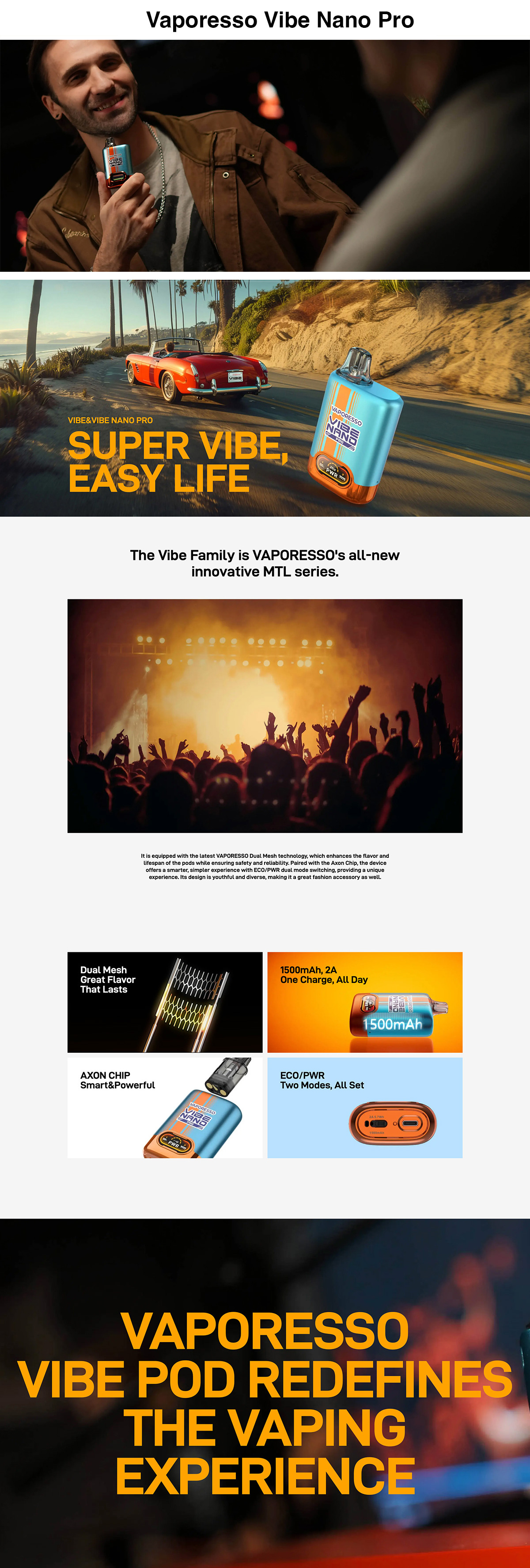 vaporesso vibe nano pro for sale