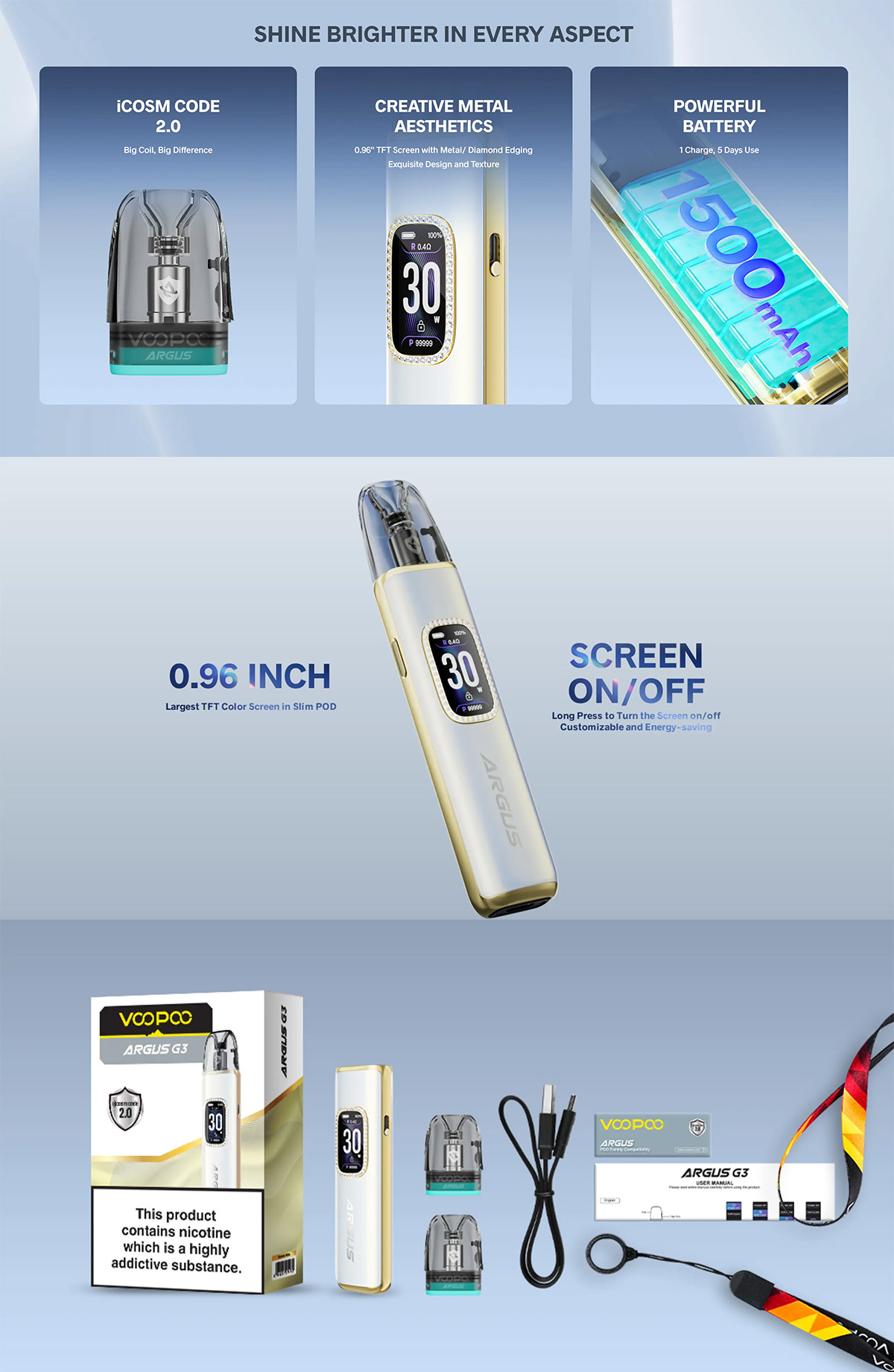 cheap voopoo argus g3