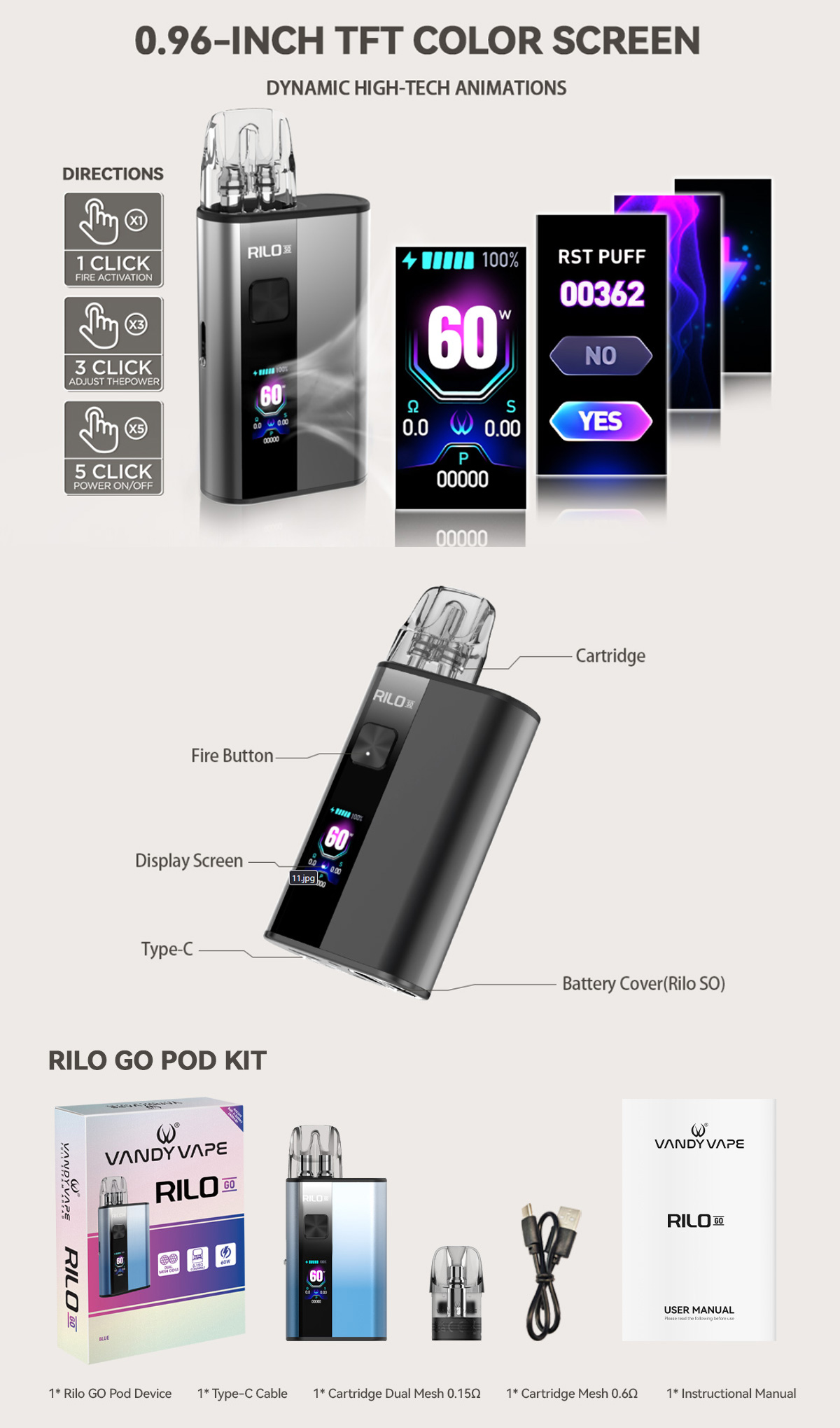 cheap vandy vape rilo go