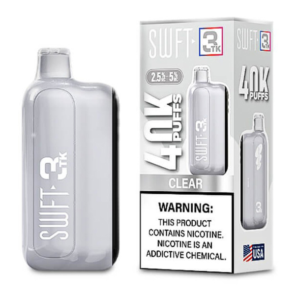 swft 3tk vape Clear SWFT 3TK 40K Disposable Vape