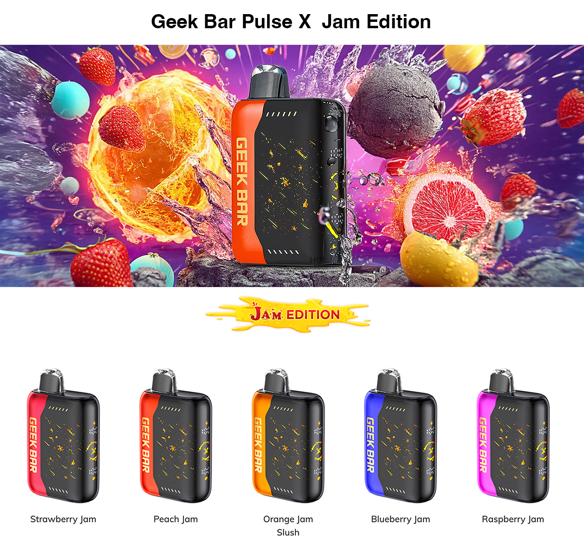 cheap geek bar pulse x 25k jam edition