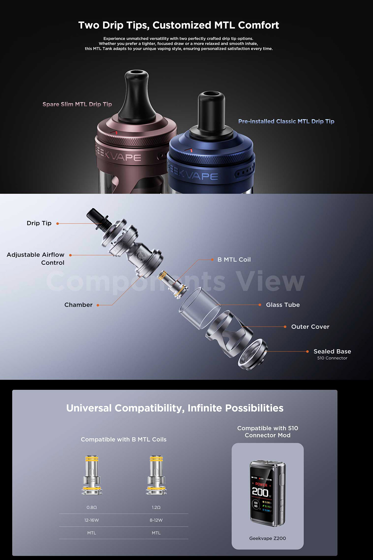 geekvape z nano mtl tank for sale