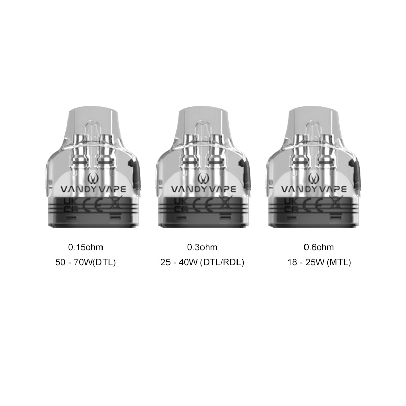 Vandy Vape Gemini Replacement Pod Cartridge (2pcs/pack)