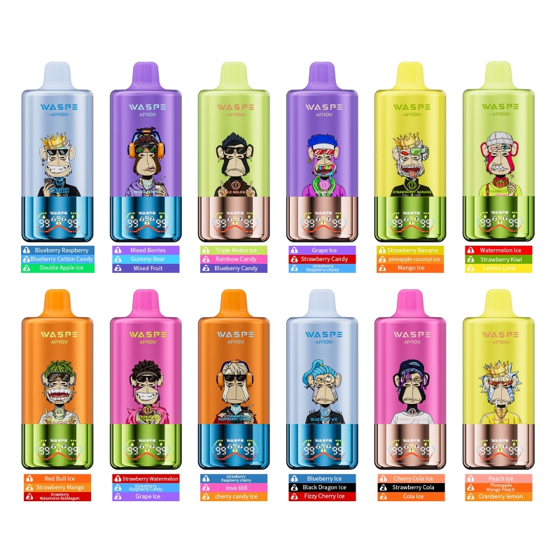 WASPE 60K 3-in-1 Triple Flavor Disposable Vape 54ml 5% (60000 Puffs)