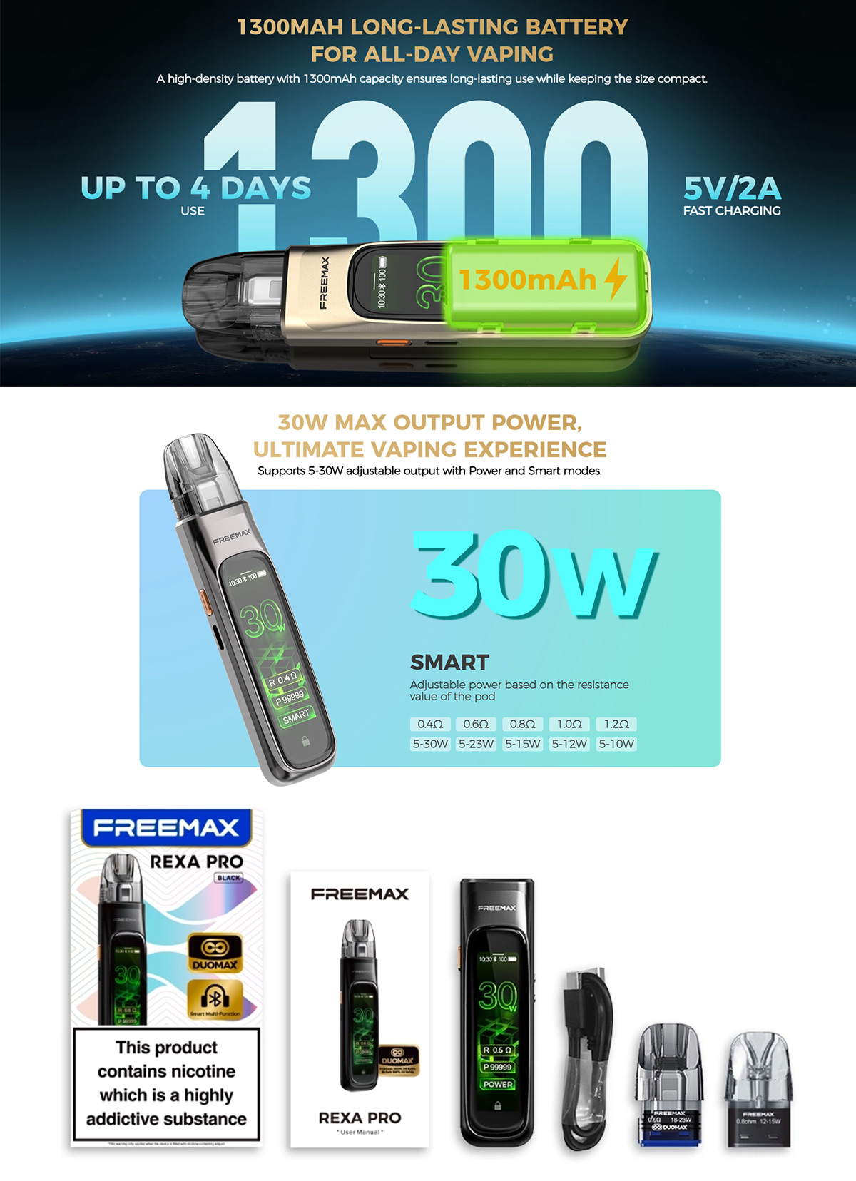 best freemax rexa pro
