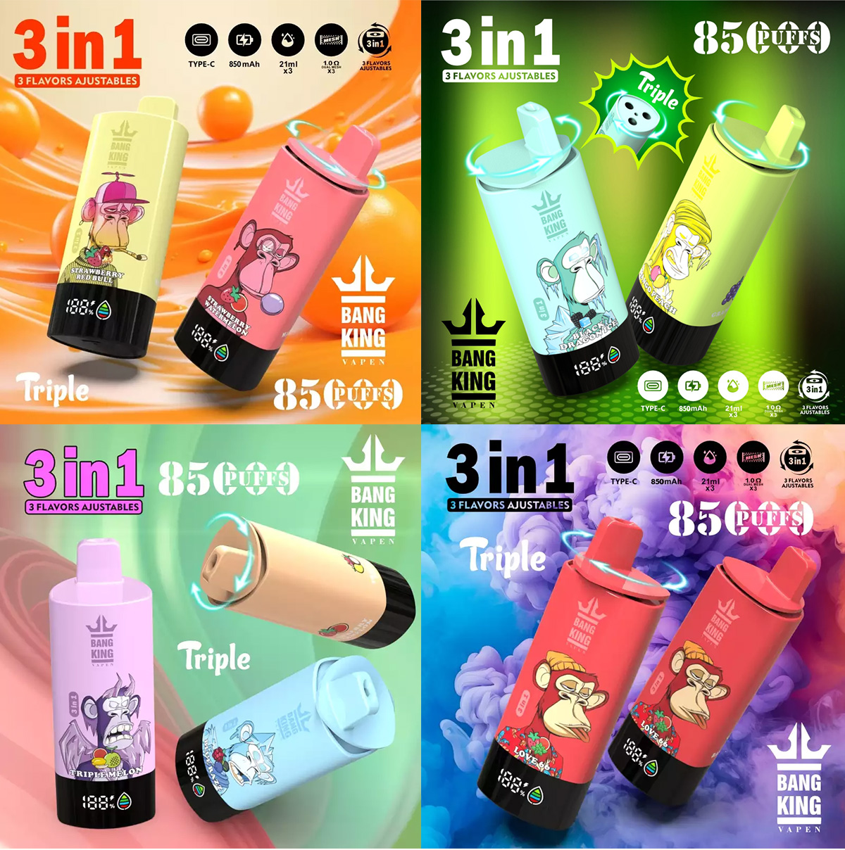 cheap bang king triple 85k 3-in-1