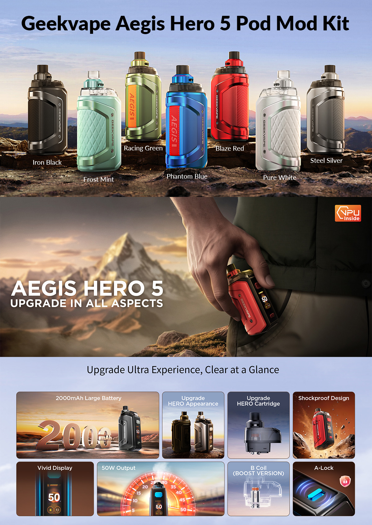 geekvape aegis hero 5 for sale