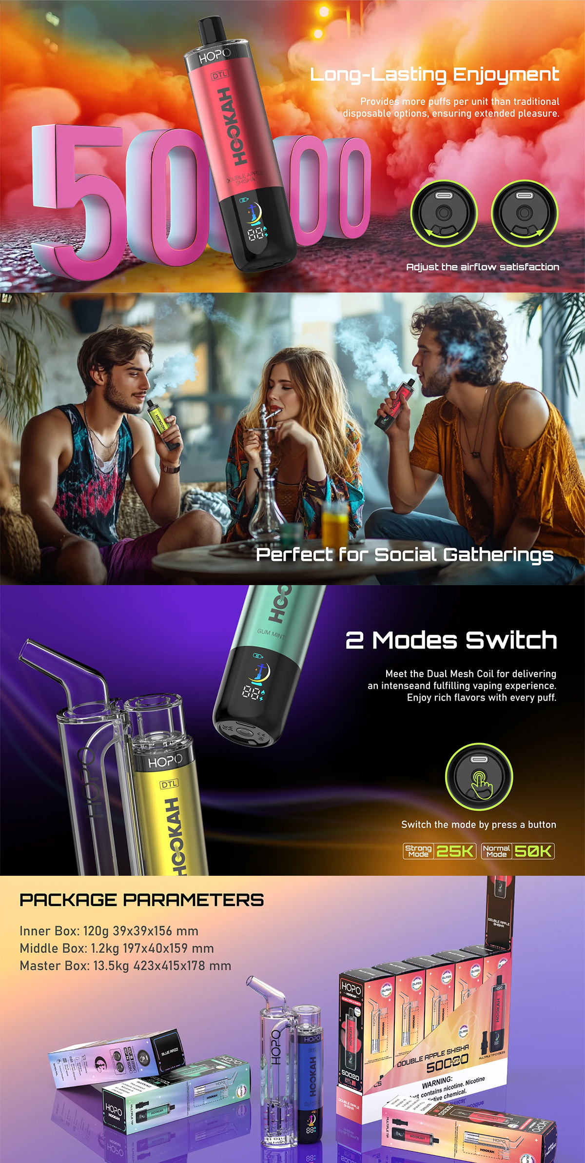 hopo hookah dtl 50000 hot sale