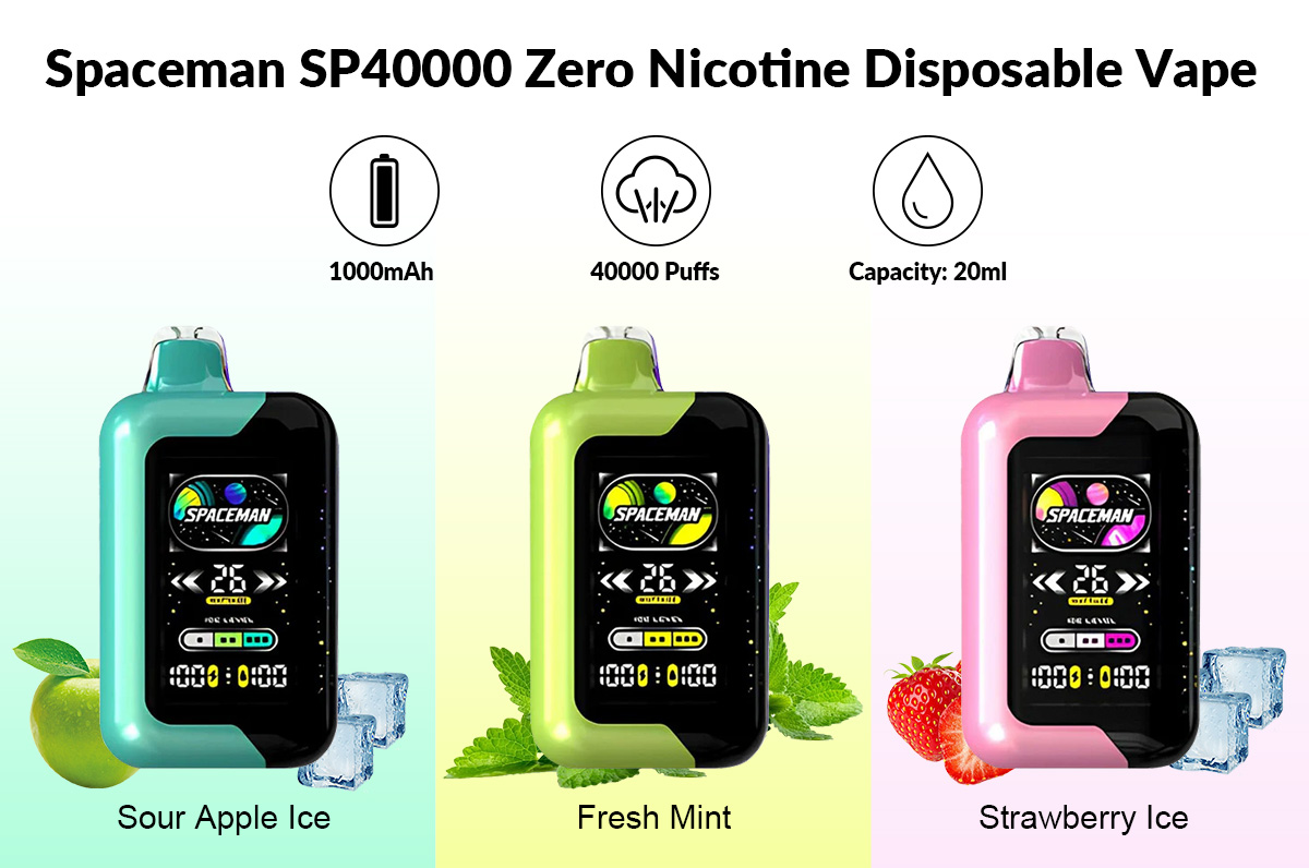spaceman sp40000 zero nicotine for sale