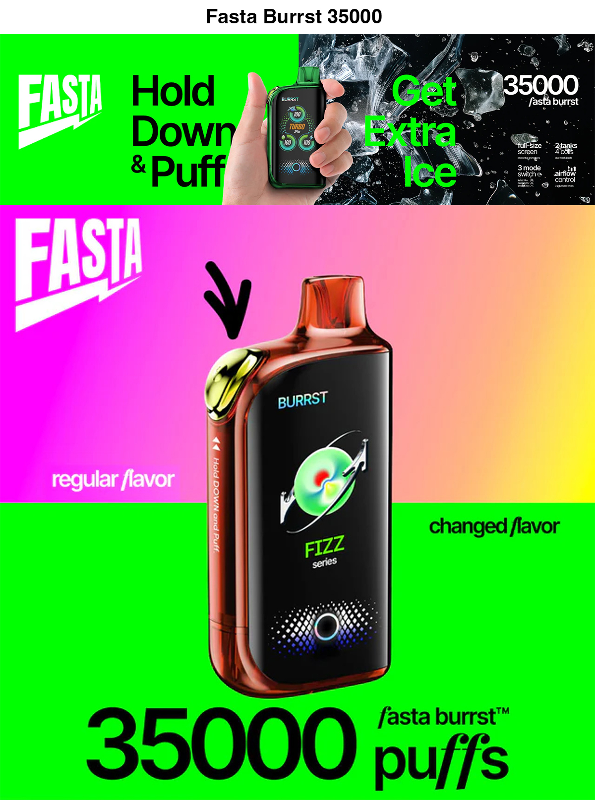fasta burrst 35000 hot sale
