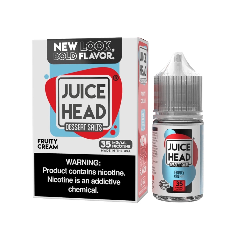 Juice Head Dessert Salts Fruity Cream E-juice 30ml