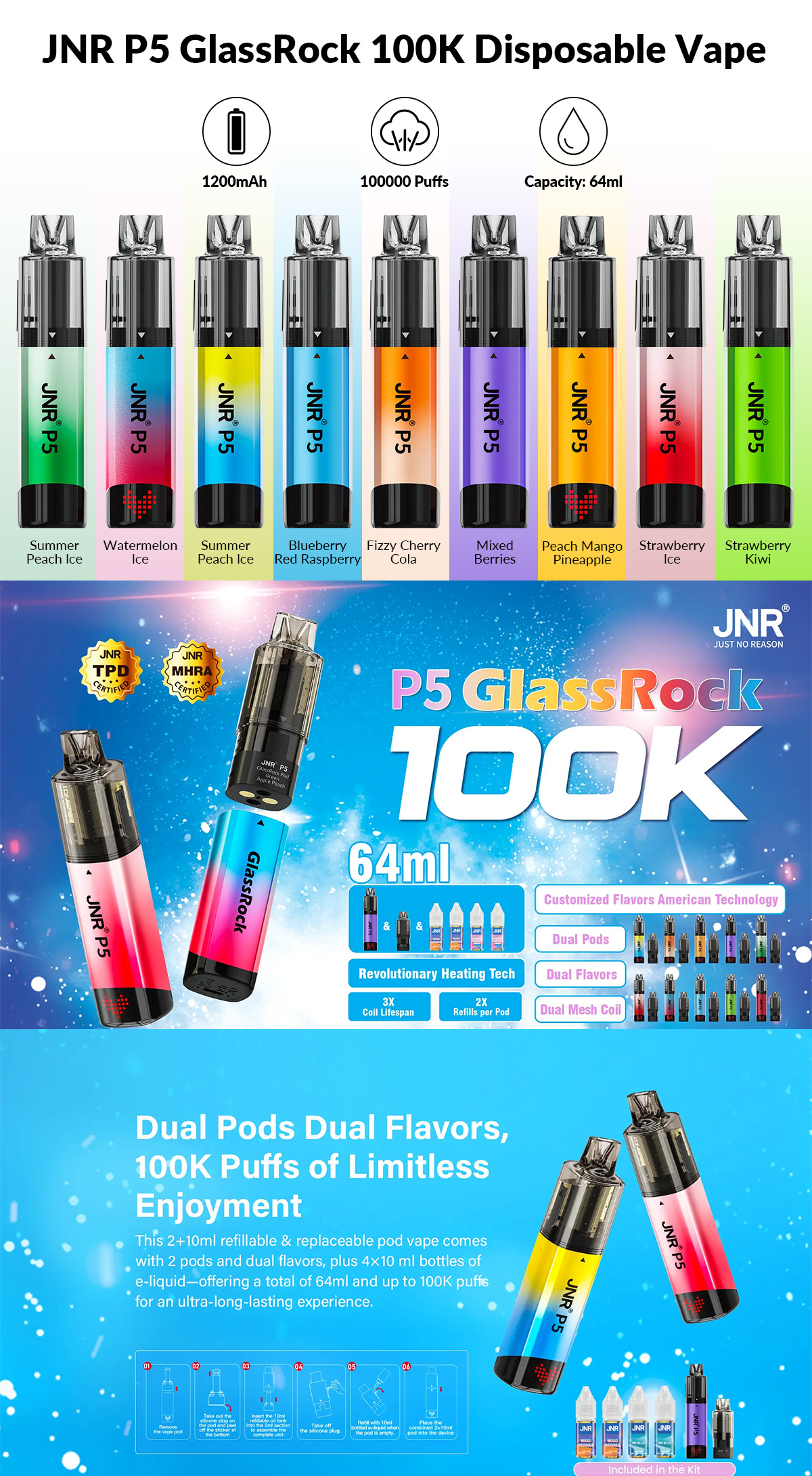 jnr p5 glassrock 100k for sale