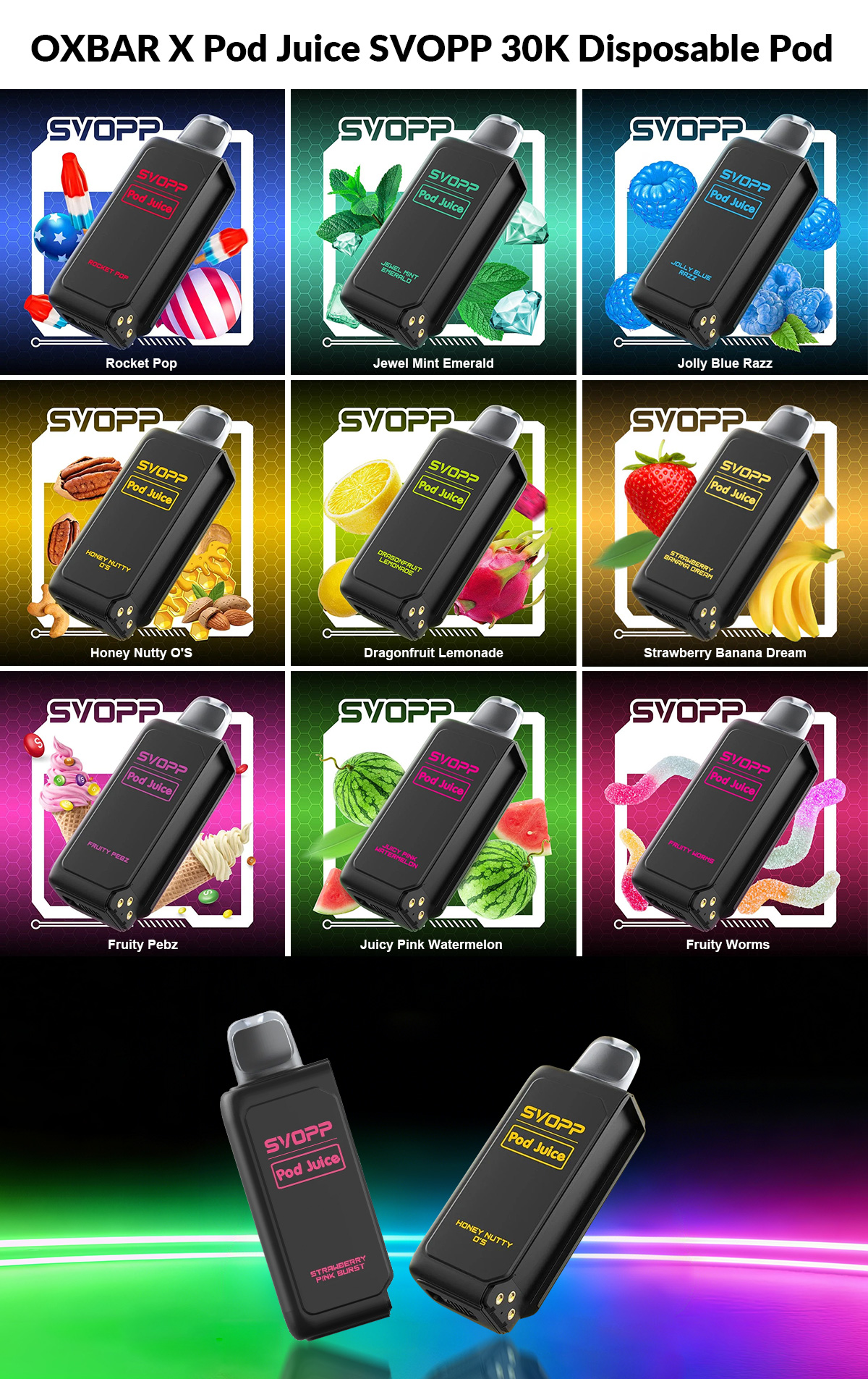 oxbar x pod juice svopp 30k