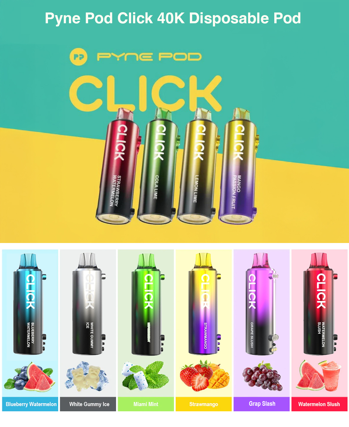 pyne pod click 40k disposable pod hot sale