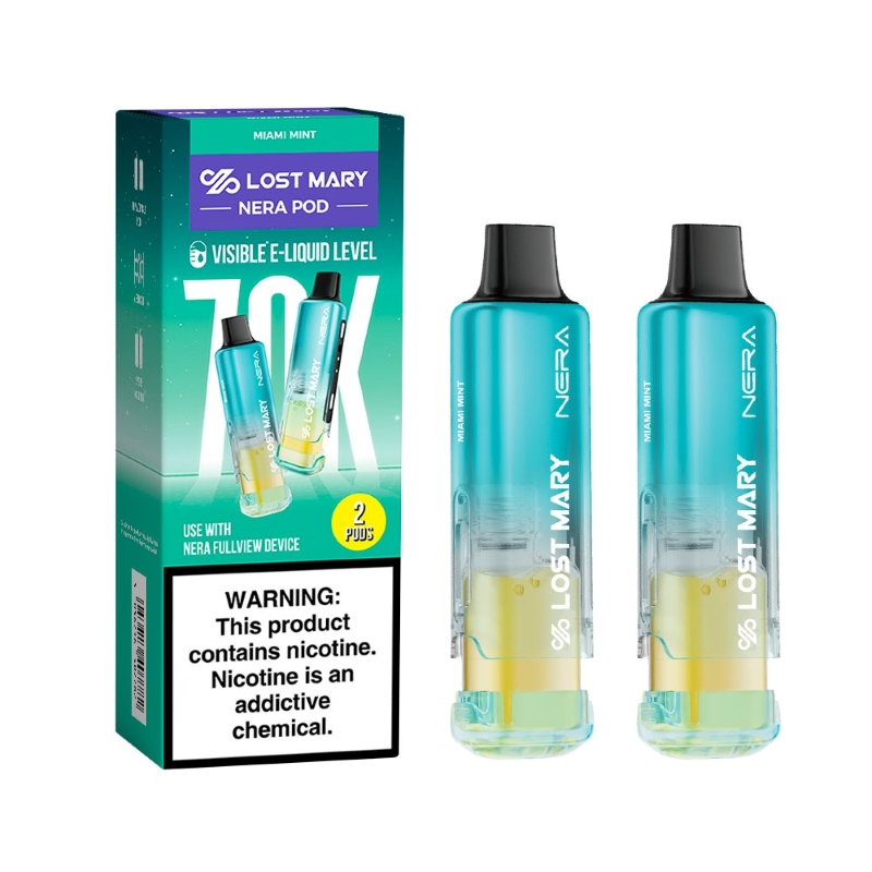 Miami Mint Lost Mary Nera Fullview 70K Disposable Pod