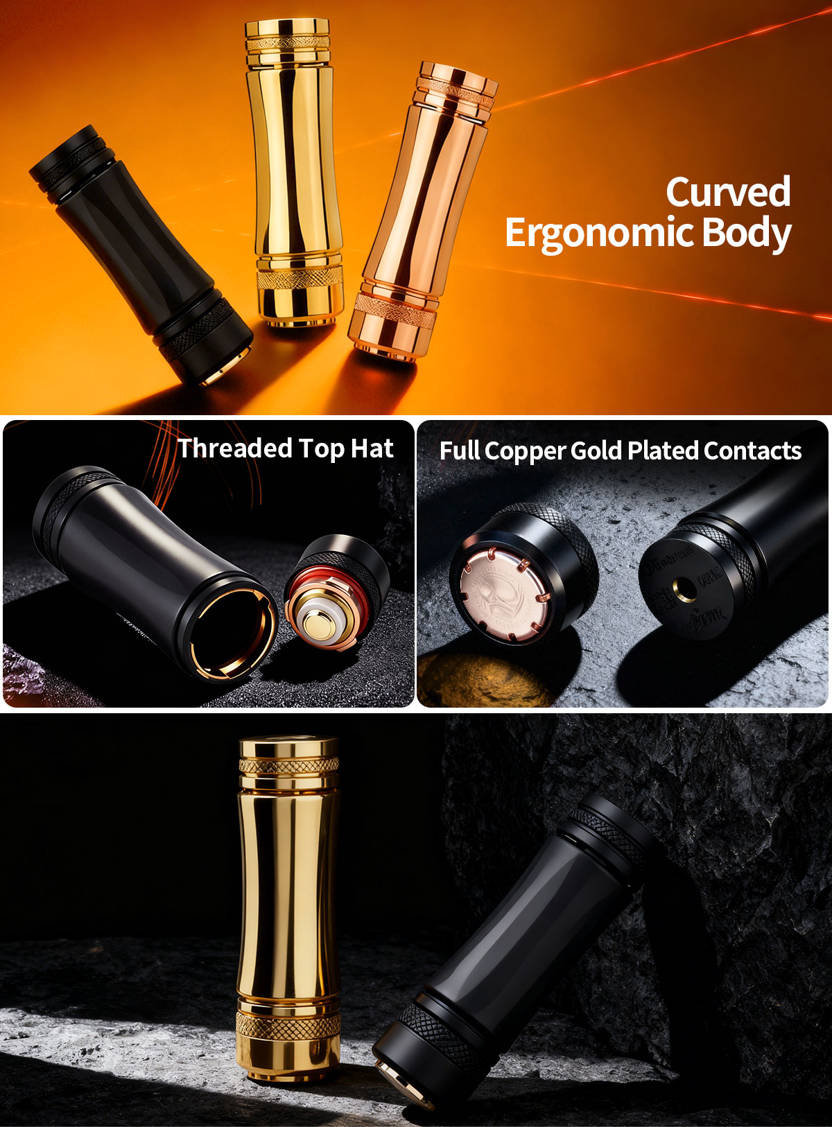 Timesvape Heavy Hitter Mechanical Mod | Vapesourcing