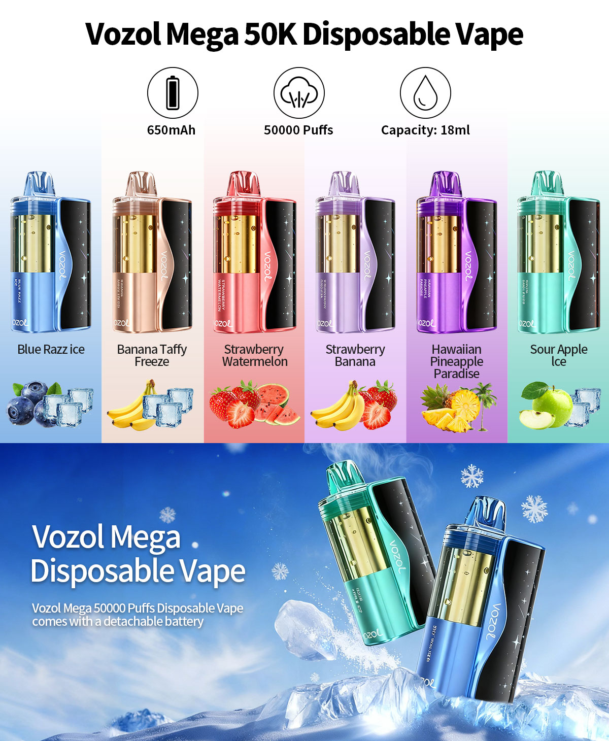 vozol mega 50k cheap sale