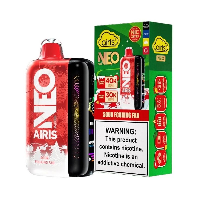 Airis Neo P40000 Christmas Edition Disposable Vape 5% (40K Puffs)