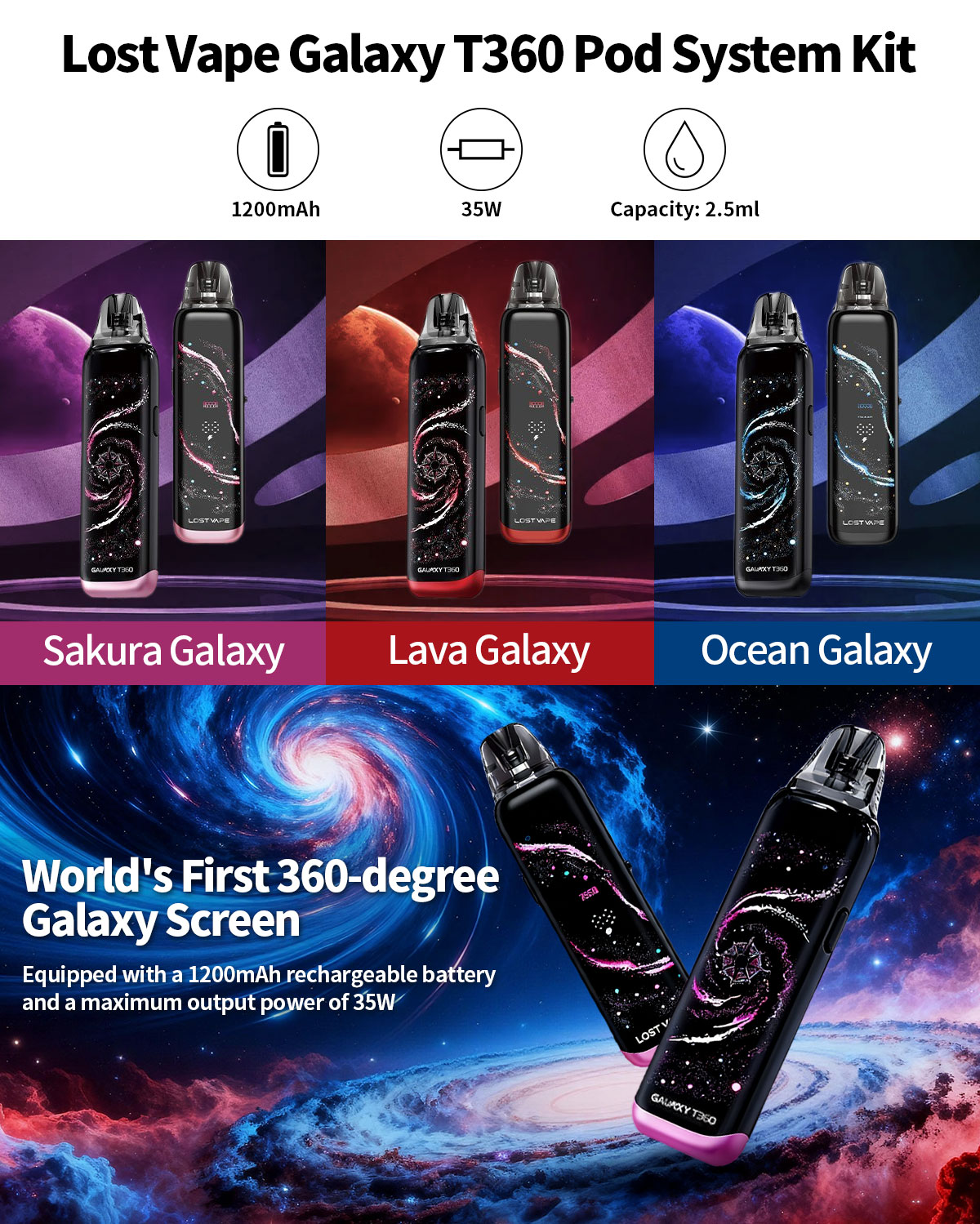 lost vape galaxy t360 kit cheap sale lost vape galaxy t360 kit cheap sale