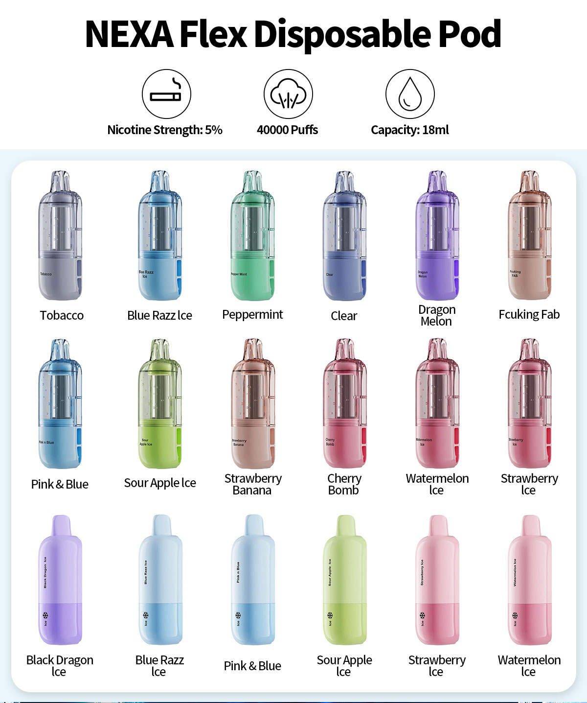 nexa flex disposable pod nexa flex disposable pod