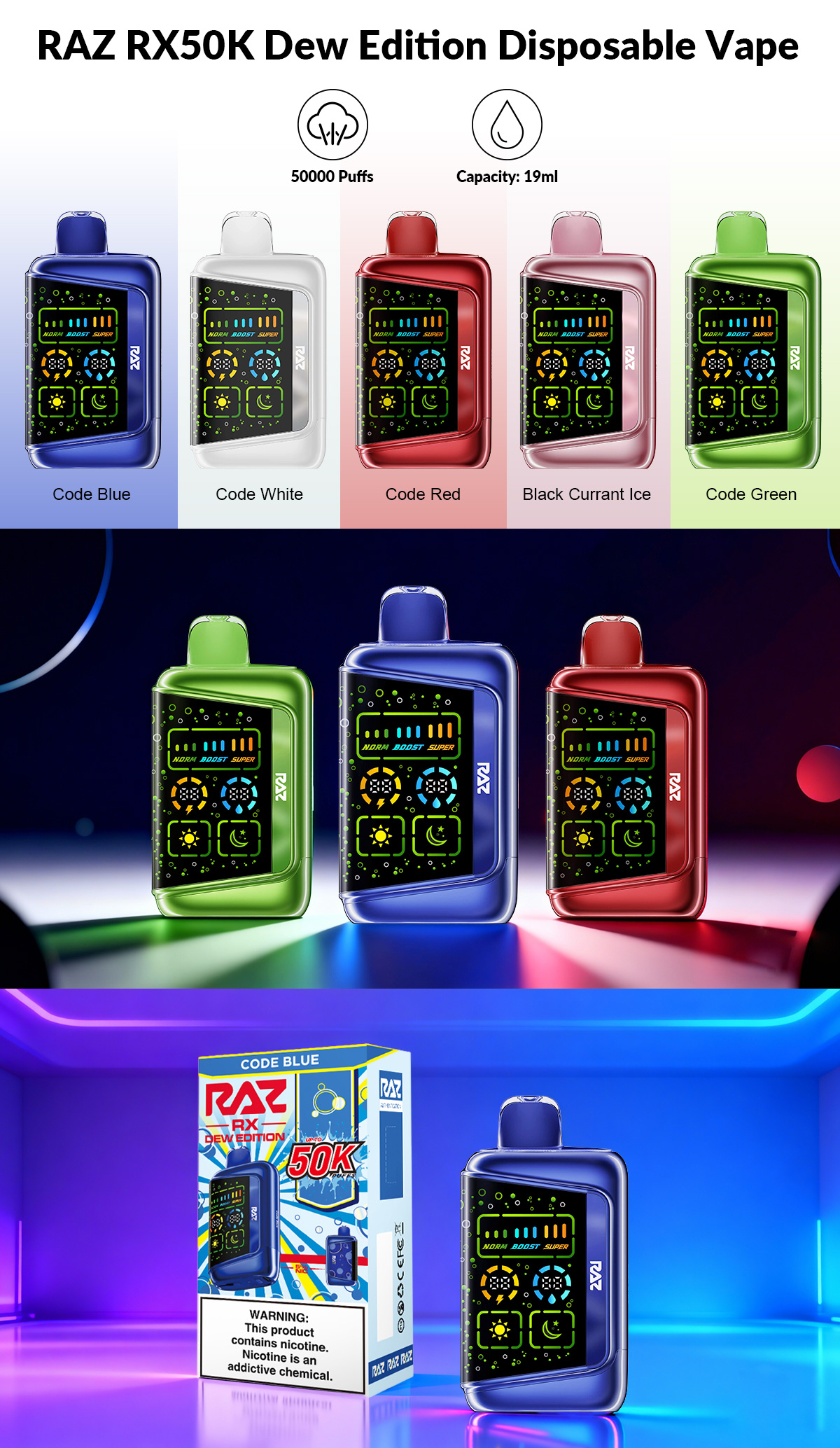 raz rx50k dew edition cheap sale