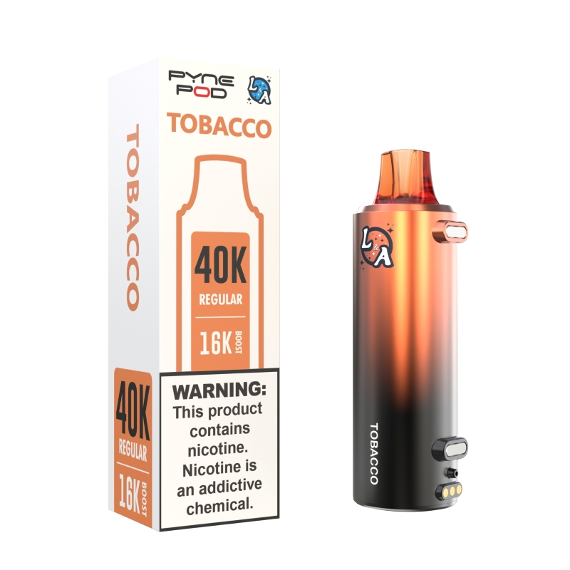 Tobacco Pyne Pod Click 40K Disposable Pod | Vapesourcing