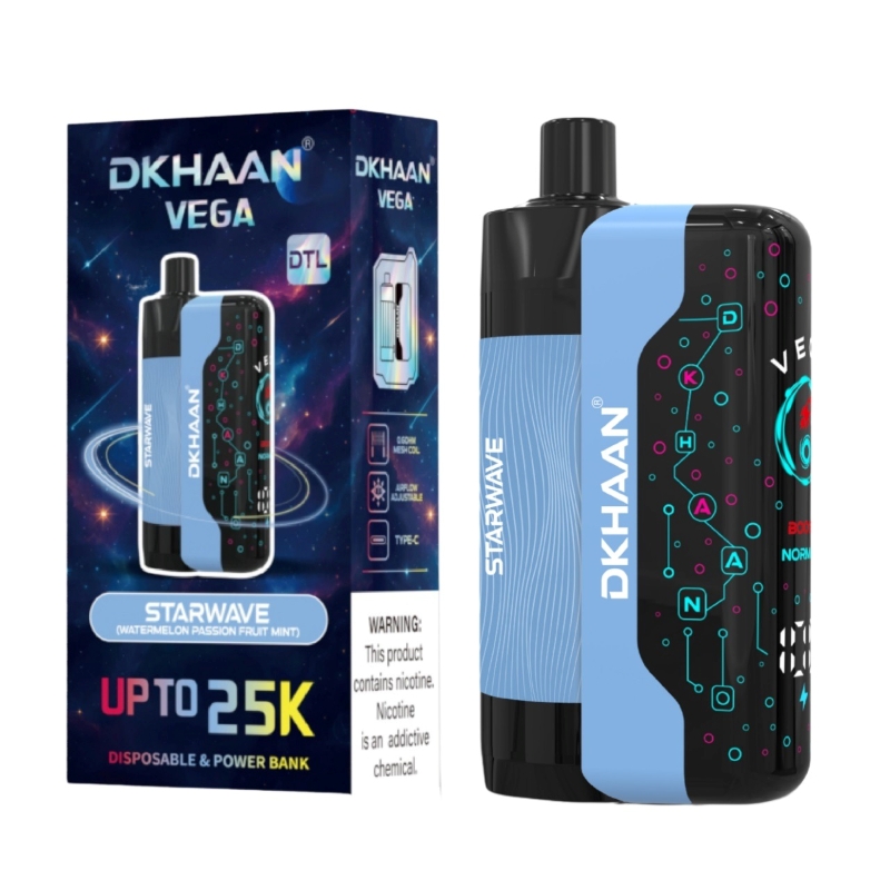 DKHAAN Vega DTL 25K Disposable Vape Kit 15ml 0.5% (25000 Puffs) | Vapesourcing DKHAAN Vega DTL 25K Disposable Vape Kit 15ml 0.5% (25000 Puffs) | Vapesourcing