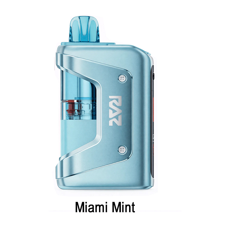 raz miami mint vape juice Miami Mint RAZ Vue 50K Disposable Vape Kit