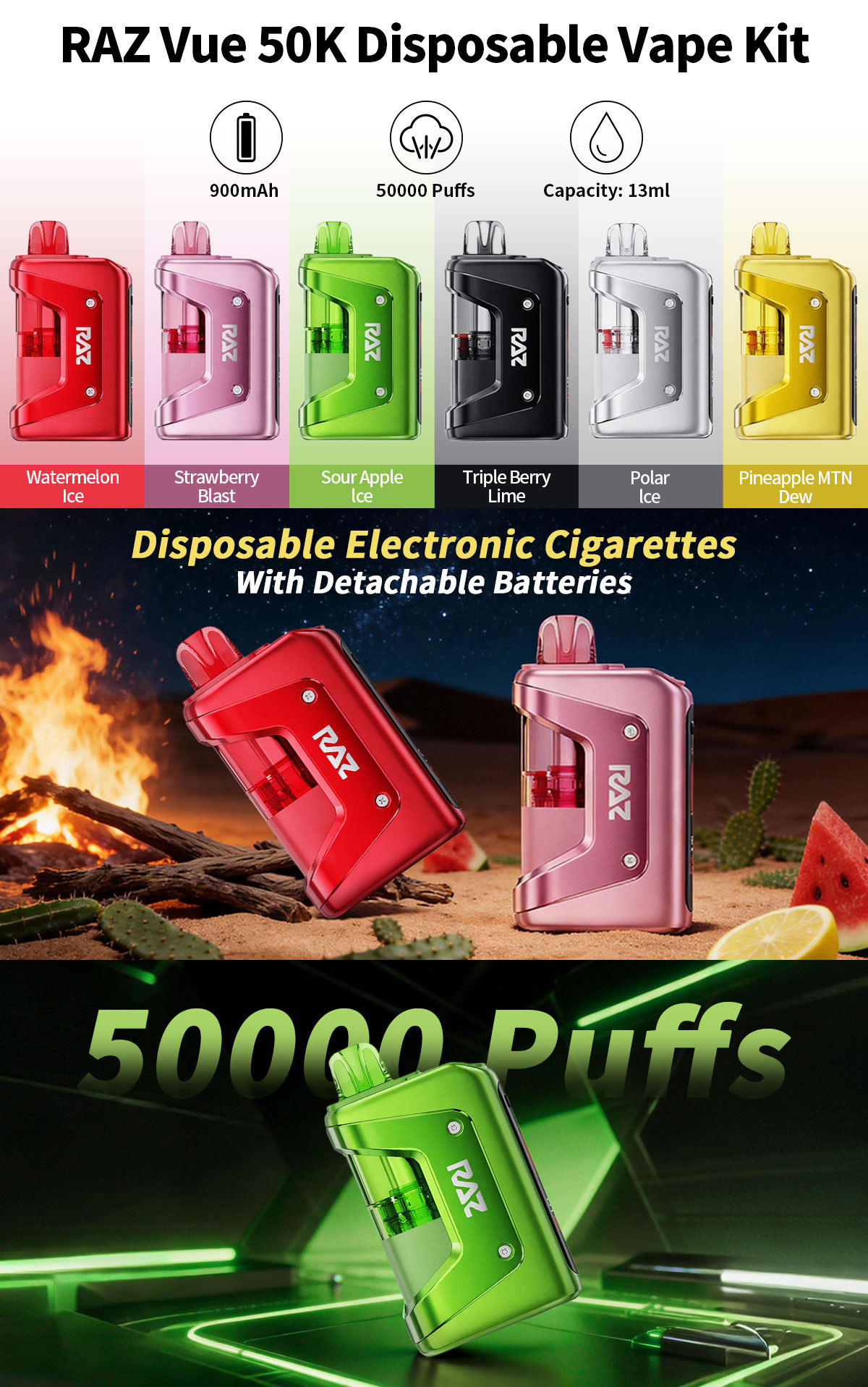 raz vue 50k hot sale