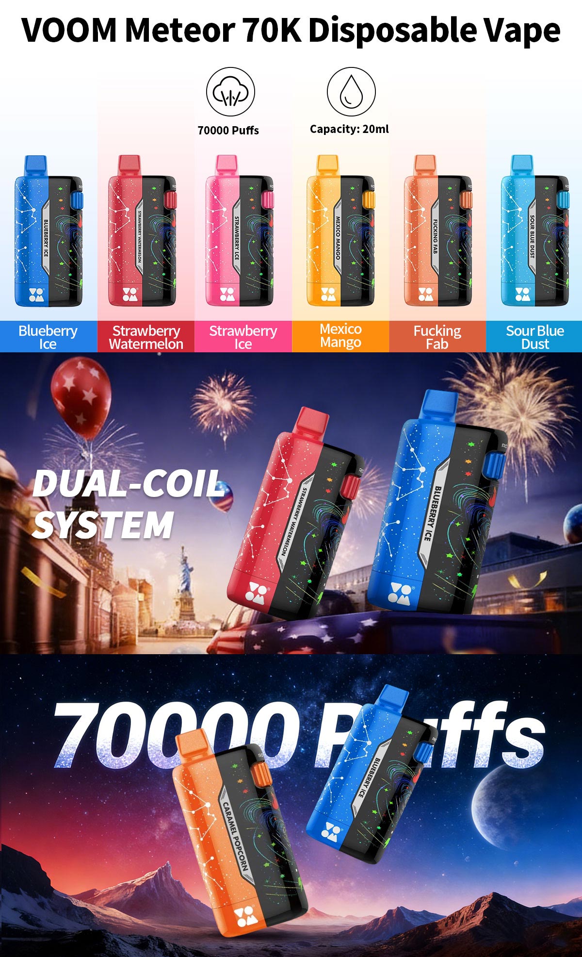 voom meteor 70k cheap sale