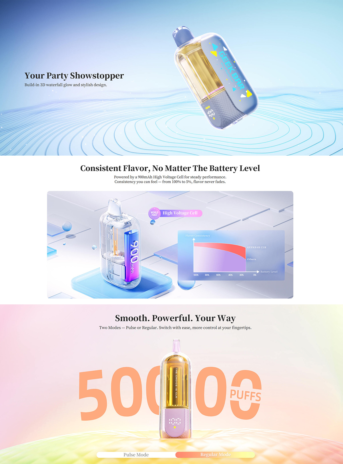 geek bar clr 50k for sale