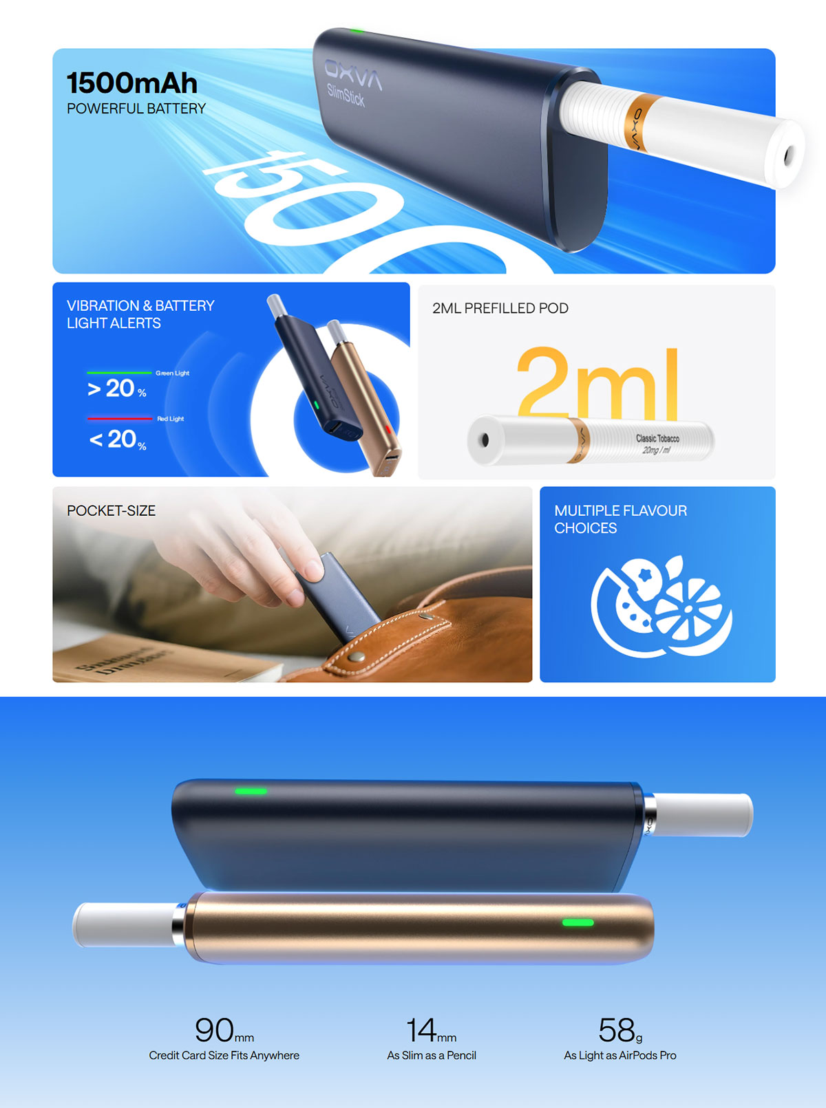 oxva slim stick hot sale