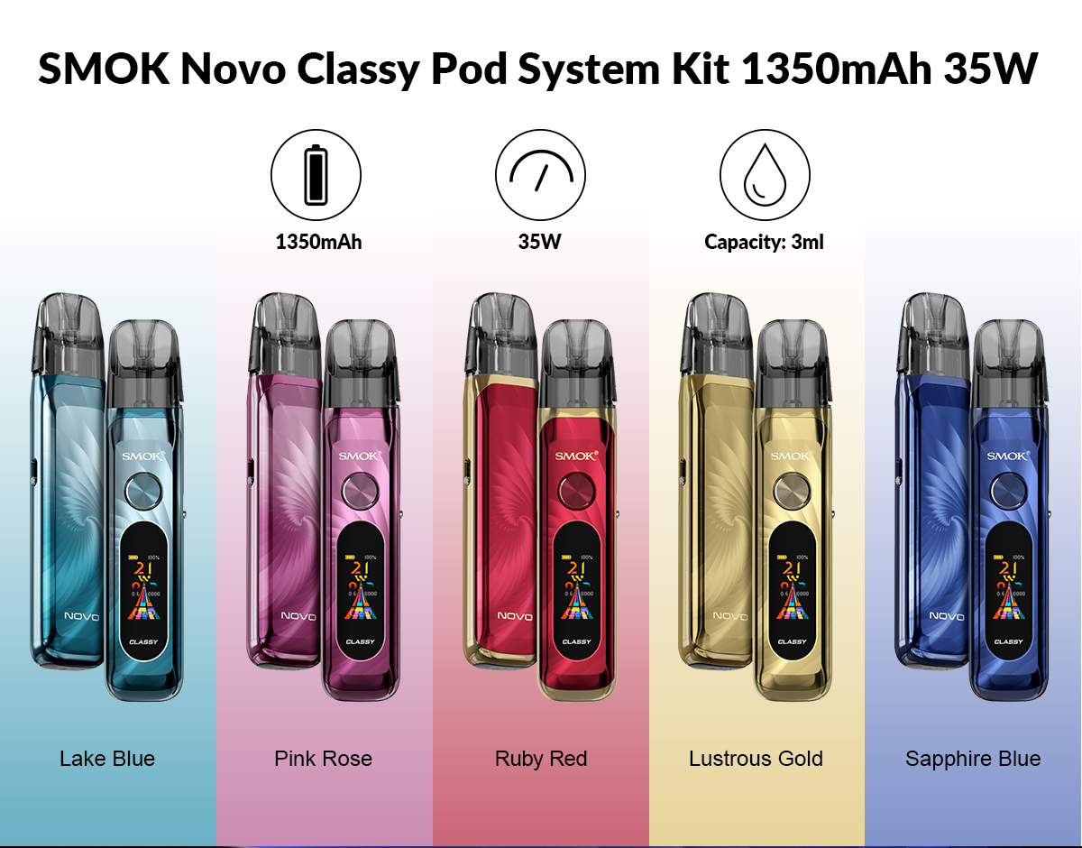 smok novo classy pod system kit smok novo classy pod system kit