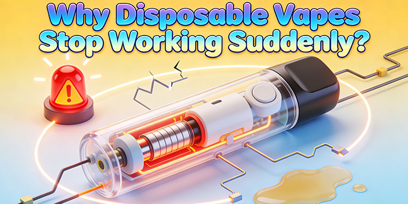 Why Disposable Vapes Stop Working Suddenly?