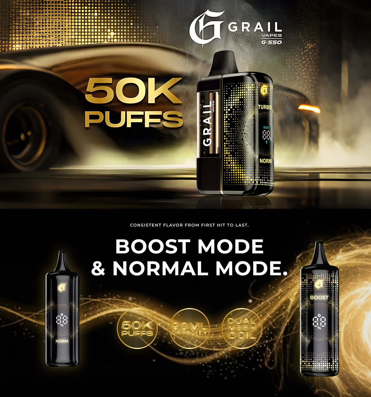 grail g550 50k disposable vape sale