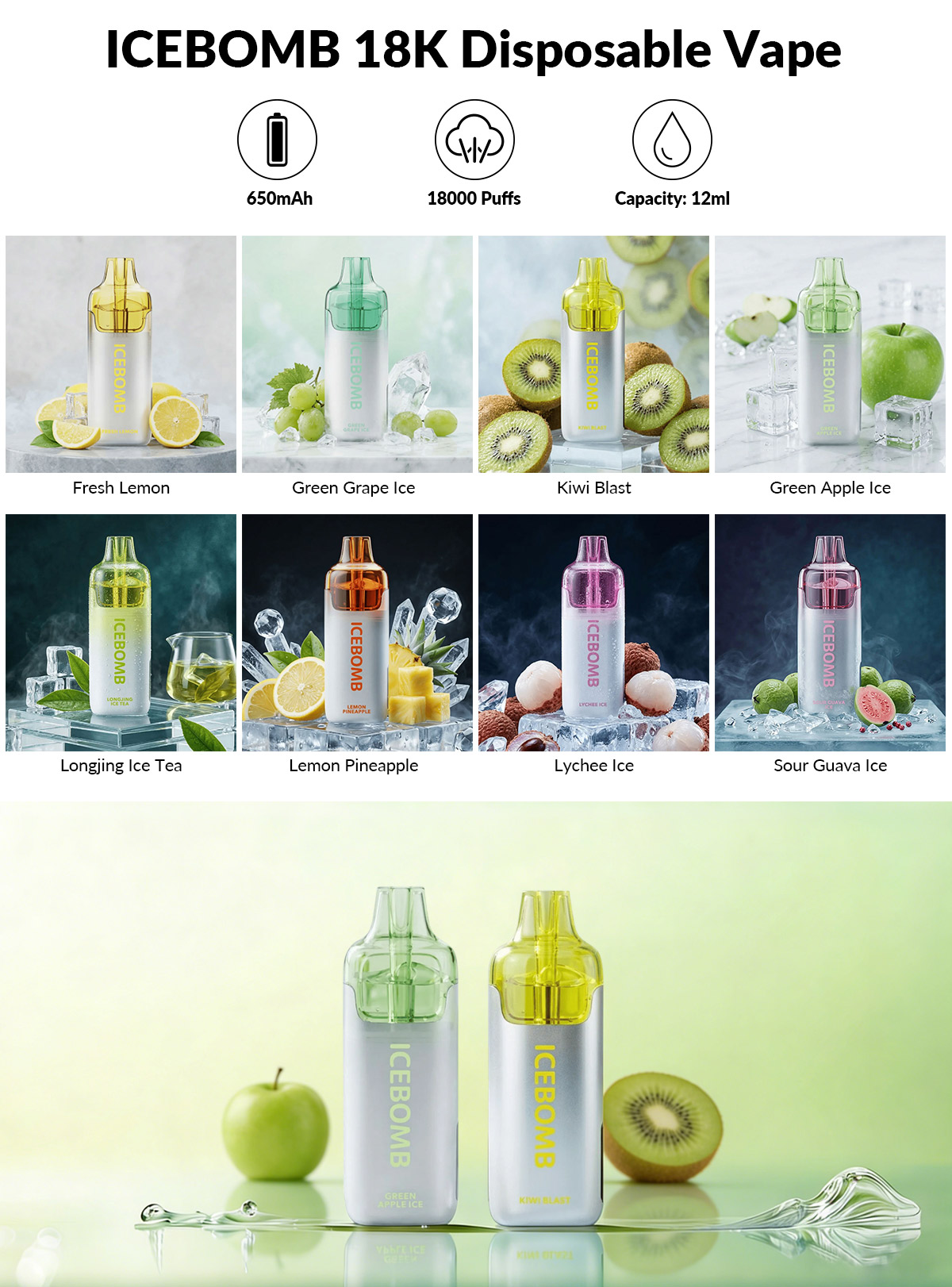 icebomb 18k disposable vape