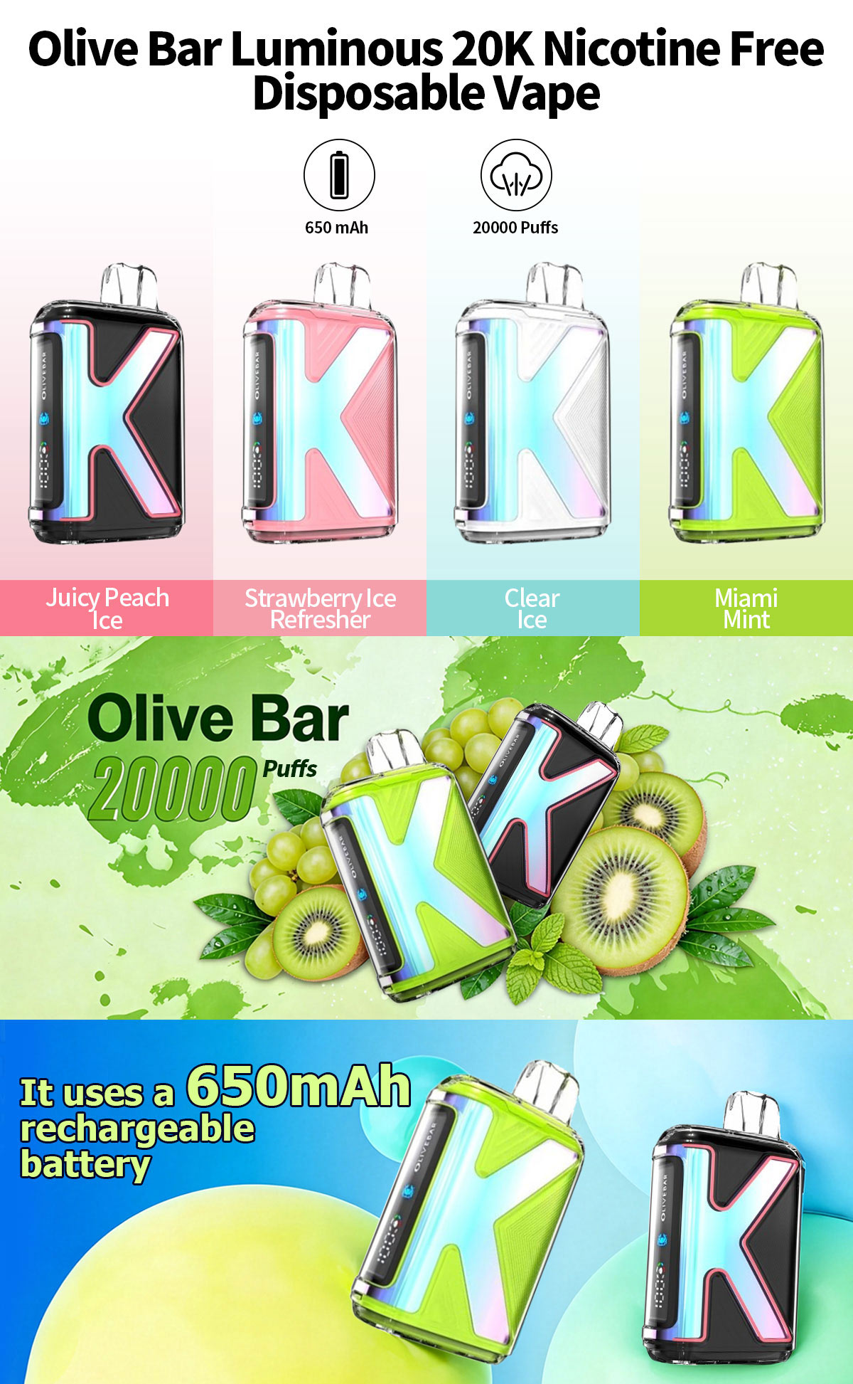 olive bar luminous 20k nicotine free