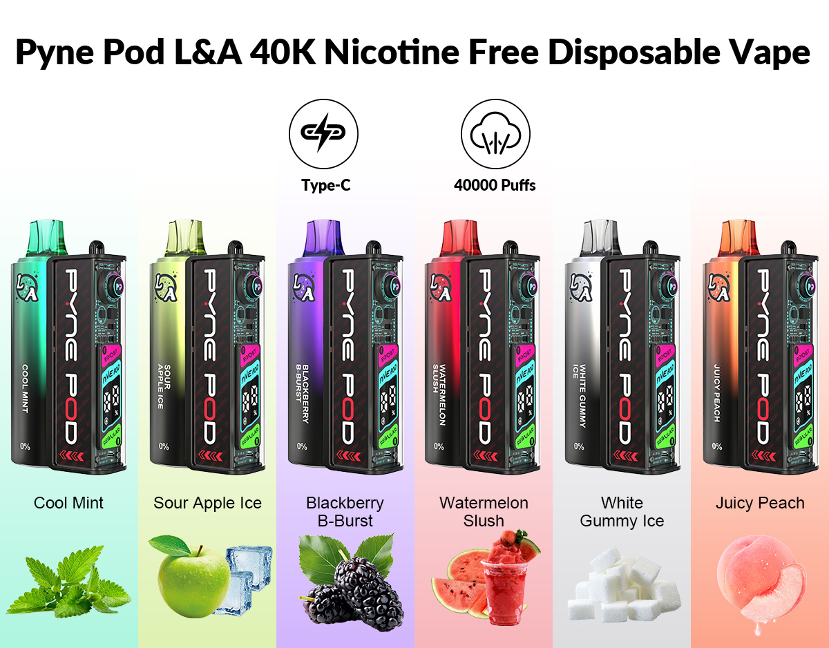 pyne pod l&a 40k nicotine free